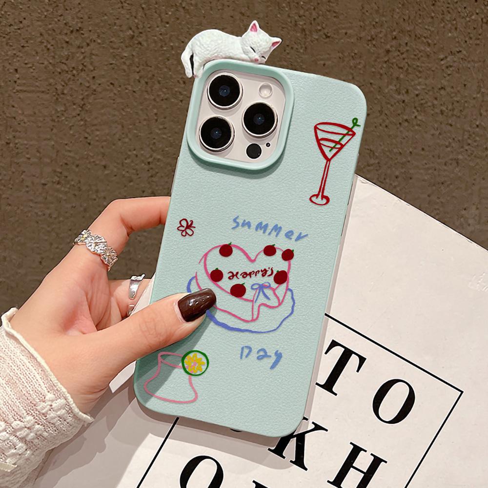 Painted Phone Case for iPhone 11 12 13 14 15 16 iPhone 11 12 13 14 15 16 Pro 12 13 14 15 16 Pro Max