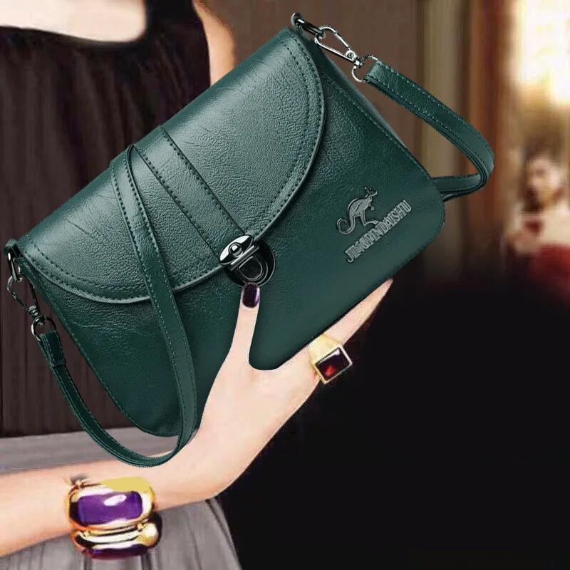 New Fashion Women's Simple Shoulder Shoulder Bag Elegant Straddle Mom's Handbag Ladies Large Capacity Crossbody Bag