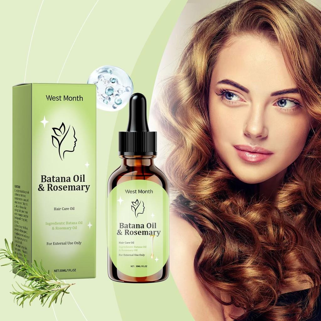 West Month Rosemary Hair Oil Nourishing Strengthening Silky Smooth Fragrance 30ml