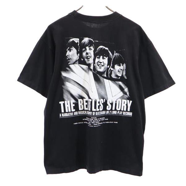 The Beatles 90s Old Band T Double-sided Printing Short Sleeve T-shirt Men's Used