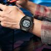 Sanda 2224 Men's And Women's Sports Electronic Watch Multi Functional 5atm Waterproof Colorful Night Light Alarm Clock Timing