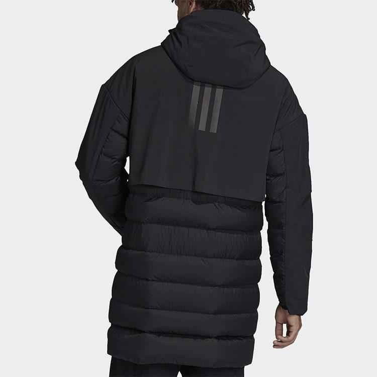 Adidas Down Jackets Men's Black Hooded Thickened Other DZ1421