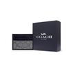 Coach Card Case 10 Minimalist Classic Monogram Stitching Card Slot Fabric And Leather Card Holder Men Card Holder Black Gray CC102-EVK