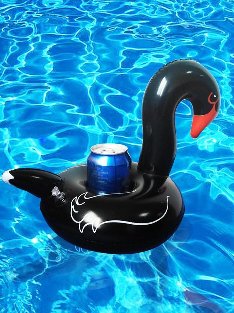 1 Stück-Aufblasbarer Getränkehalter Einhorn Flamingo Getränkehalter Schwimmbecken Schwimmkörper Badebecken Spielzeug Party Dekoration Bar Untersetzer St Praktischer Nutzen
