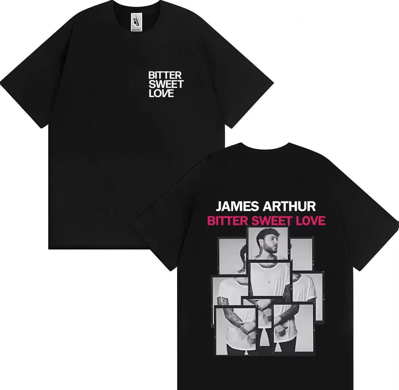2026 Singer James Arthur Bitter Sweet Love Album Tour AestheticShort Sleeve Tshirt Top Fashion Men Women Streetwear S
