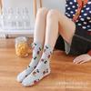 Women's Mid-Calf Mickey Mouse Cotton Socks - Autumn Trendy Cartoon Style