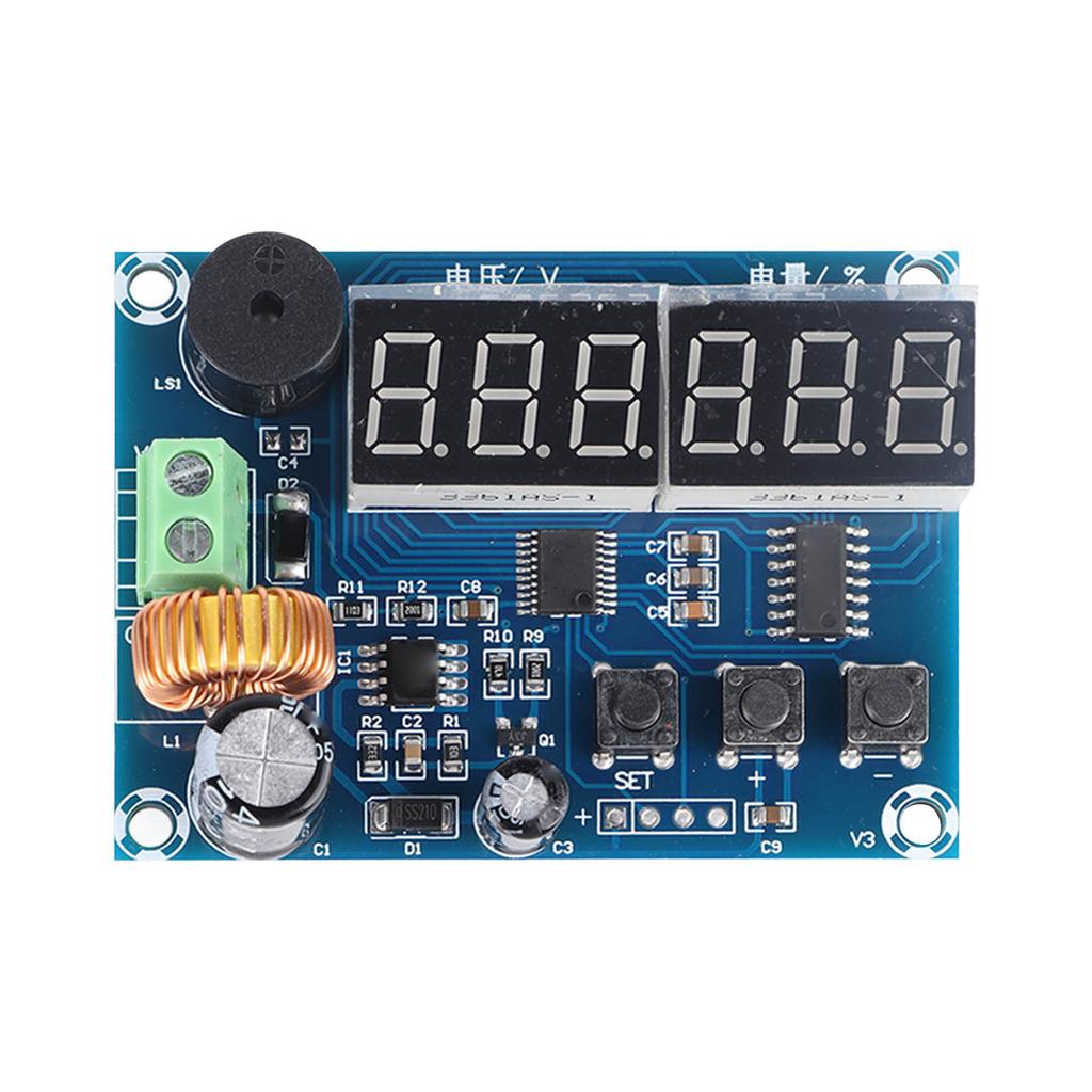 DC Voltage Display Module 7 to 80V 0.1V Accuracy High Precision Remaining Voltage Percentage Monitoring Module