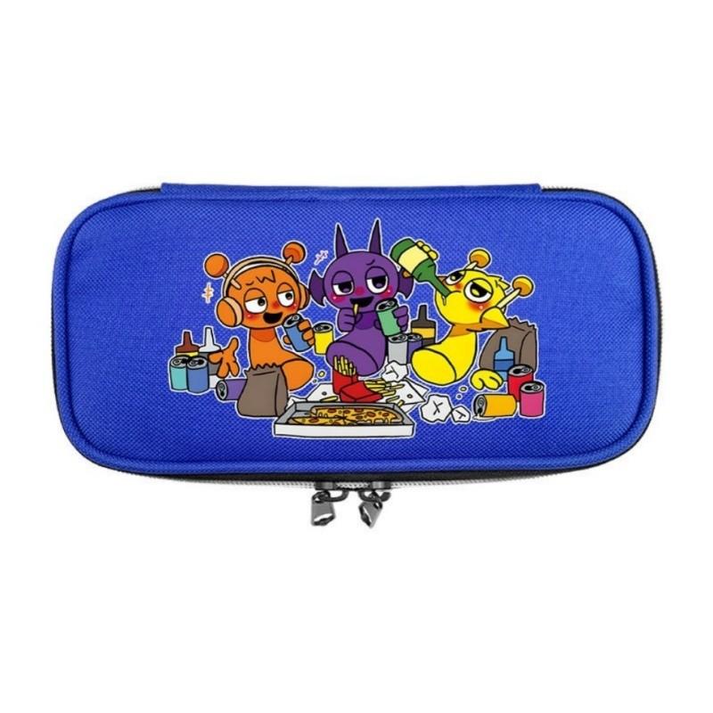 Sprunki Print School Handheld Pencil Case Stationery Box