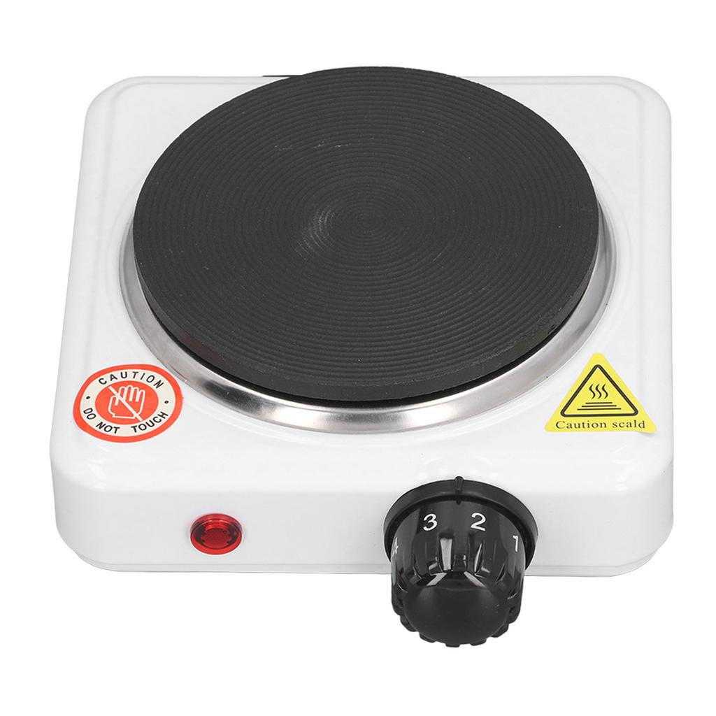 Mini Electric Stove 500W Multifunctional Adjustable Temperature Small Hot Plate Kitchen Countertop Heater for Milk