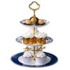 European Style Ceramic Dim Sum and Snack Cake Stand