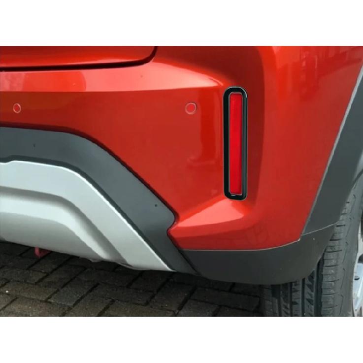 For Suzuki Fronx WDB3S WEB3S 2025 2026 ABS Chrome Rear Reflector Fog Light Lamp Cover Trim Bezel Frame Styling Garnish