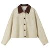 Women's Lyocell Blend Lapel Cardigan Jacket