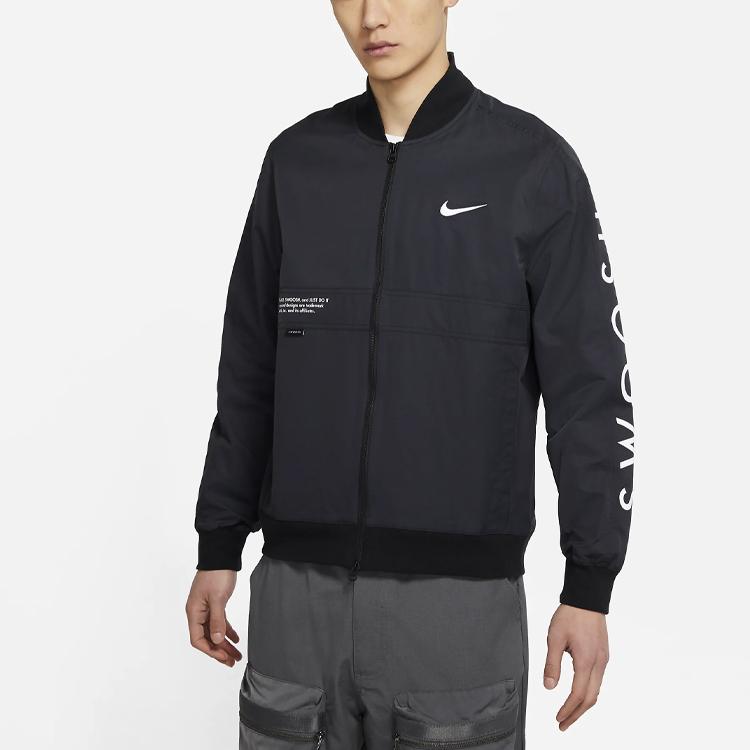 Nike Jachetă Sport Tesut Casual Jachete Bărbați Negru DJ5368-010