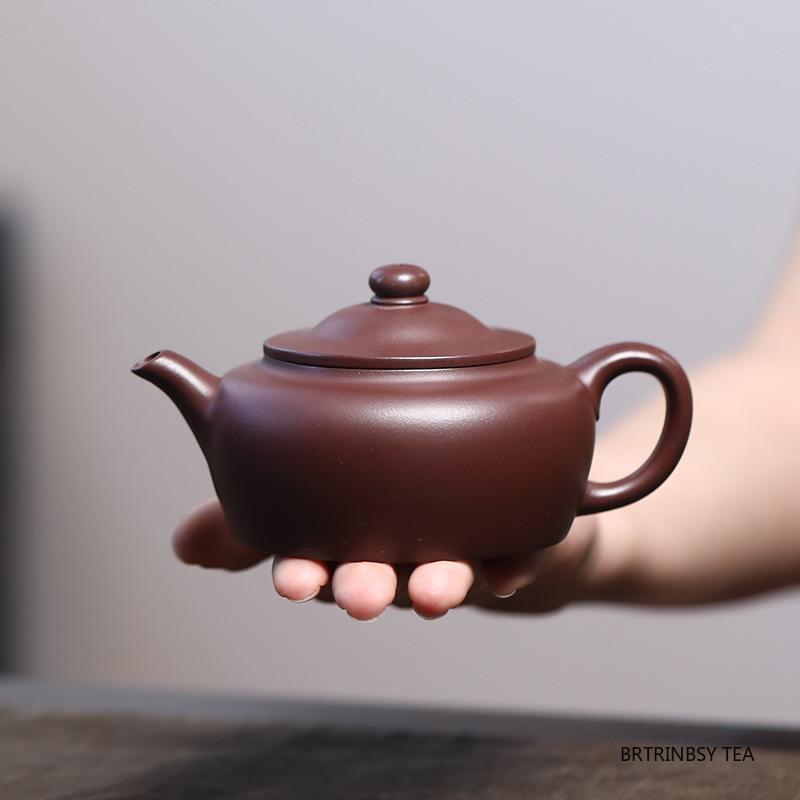 Tradition Yixing Purple Clay Teapot Chinese Handmade Zisha Tea Pot Beauty Tea Infuser Kettle Household Tea Set Teaware 160ml