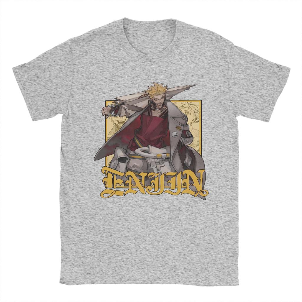 Enjin Gachiakuta Anime T-Shirt for Men  Novelty 100% Cotton Tee Shirt Round Collar Short Sleeve T Shirts Plus Size Clothes
