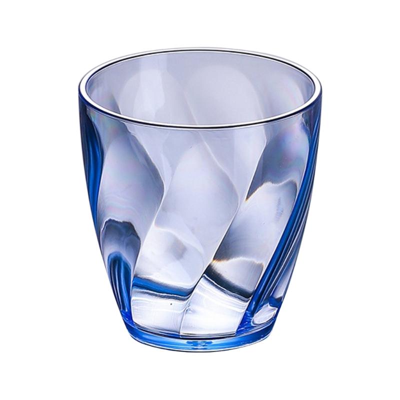 Unbreakable Plastic Drinking Glasses 310ml Shatterproof Water Tumblers Reusable Fruit Juice Beer Champagne Cup for Bar
