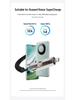 240W Cyber Spring 4-in-1 Retractable Data Cable for Apple & Huawei iPhone 16