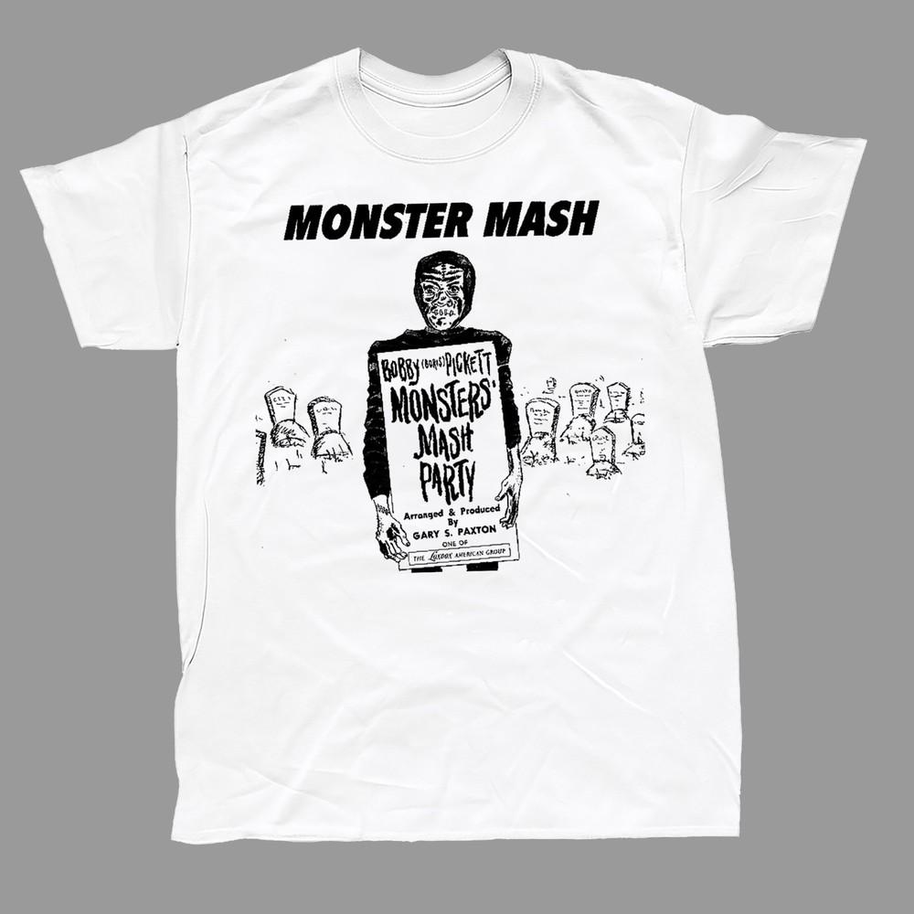 

Bobby #034;Boris#034; Pickett Amp; The Crypt Kickers #039;Monster Mash#039; TShirt Unisex T-Shirt - Men s Summer Cotton Grap... 5XL різнокольоровий