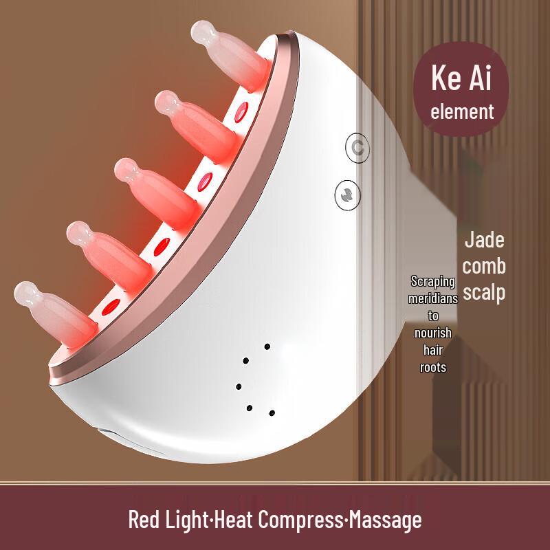 KeAiYuanSu Electric Jade Meridian Scalp Massager Comb