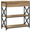 Console Table with Drawers Artisan Oak 75 x 28 x 75 cm