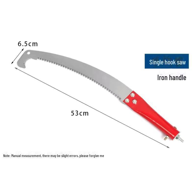 High Altitude Garden Pruning Saw - Single Hook Design for Tree and Branch Cutting