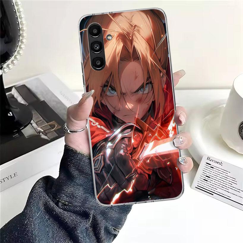 Anime F-ullmetal A-Alchemist Phone Case For Samsung Galaxy A13 A14 A15 A16 A17 A53 A54 A55 A56 A57 A33 A34 A35 A36 A37 A23 A24 A