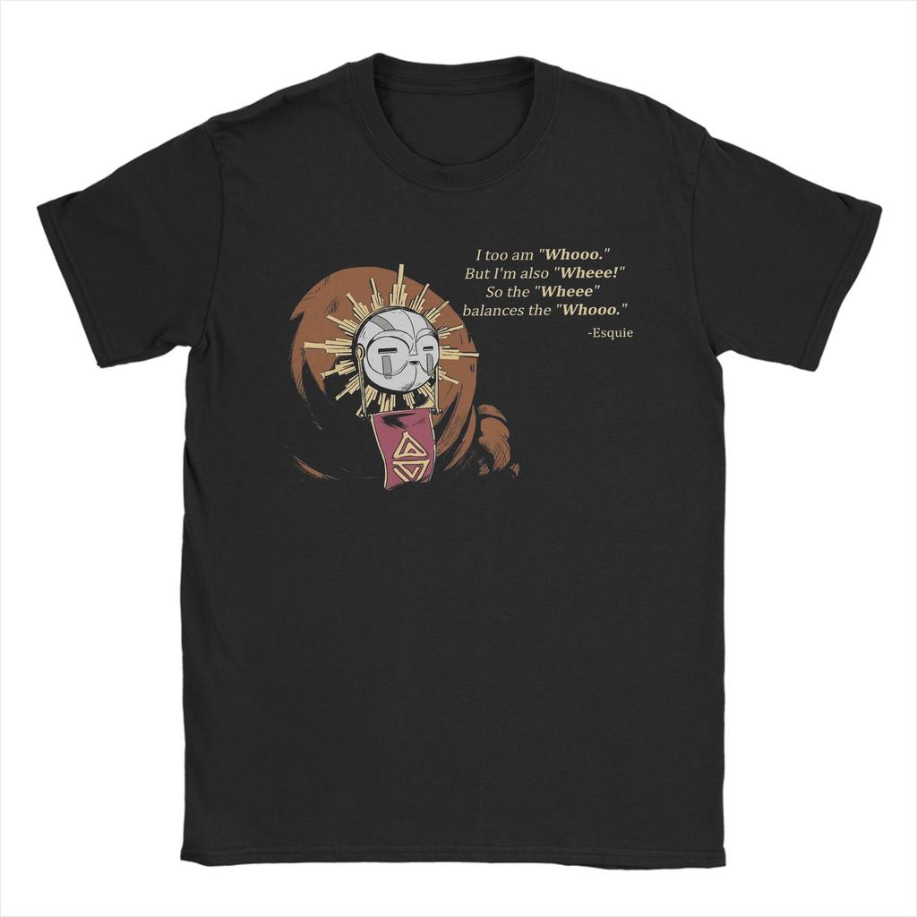 Esquie Clair Obscur Expedition 33 Quotes T-Shirt Men Game 100% Cotton Tees Round Neck Short Sleeve T Shirt Present merchandise