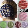 Women Bun Cover Snood Hair Net Ballet Dance Skating Crochet Chic