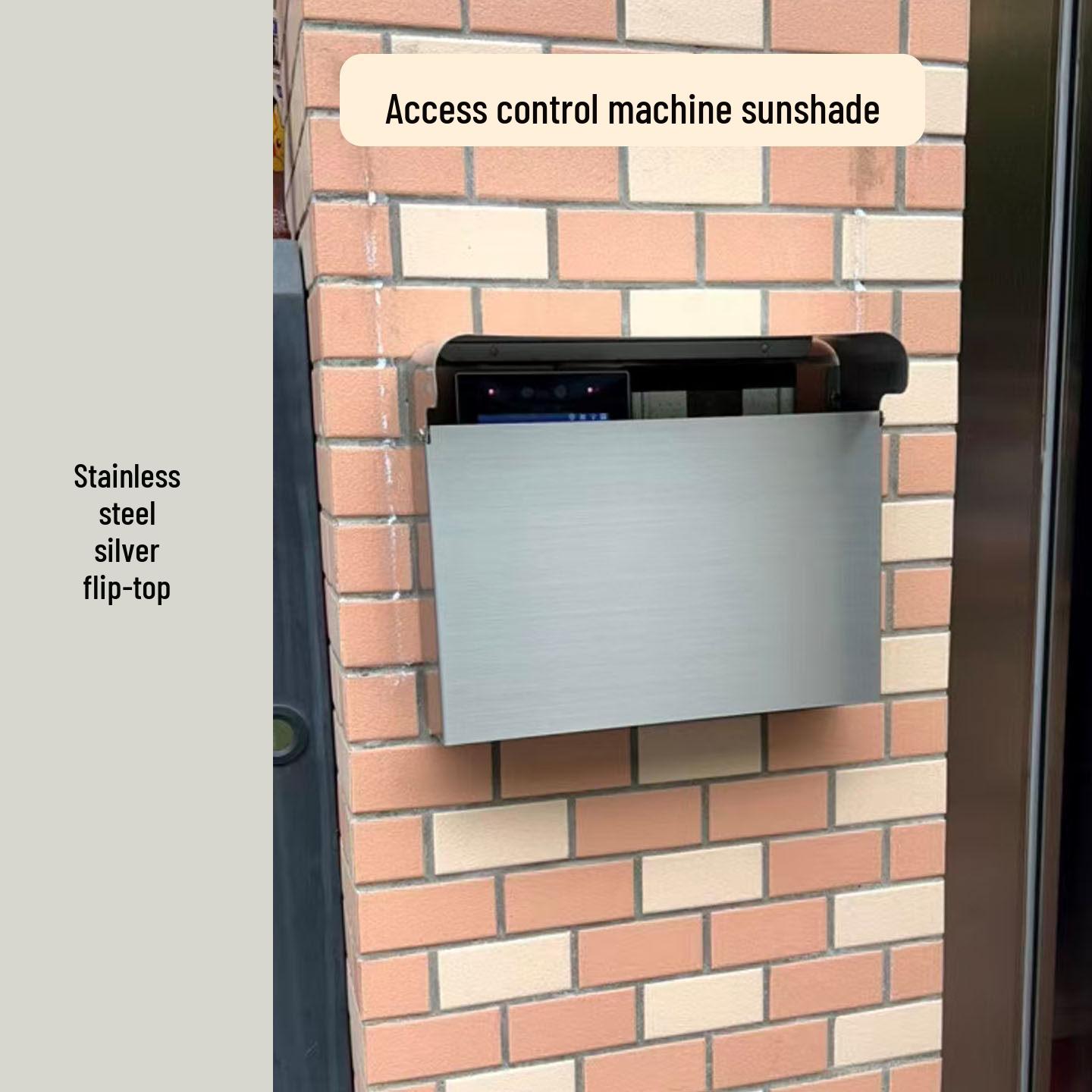 

Sun-Shield Rain Cover for Face Recognition Doorbell & Attendance System