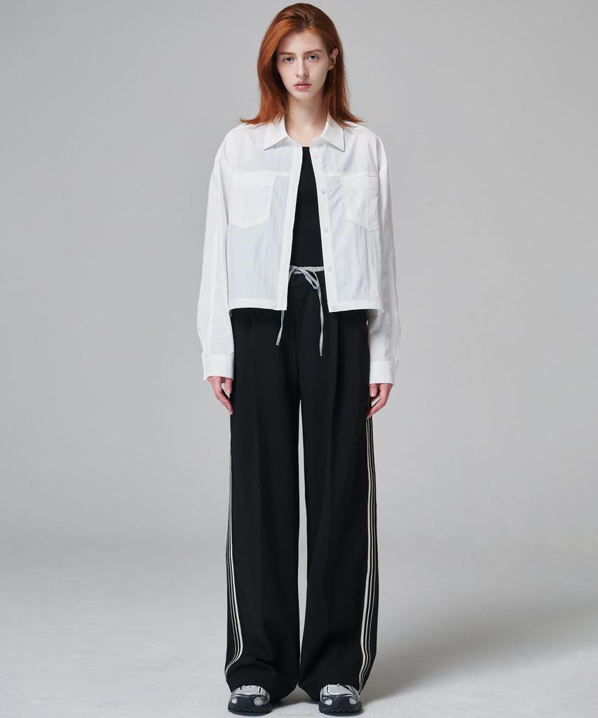 MALOUPE 4112 Nylon Outer Shirt (White)
