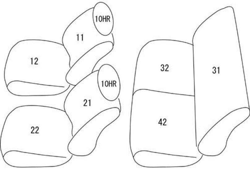 Clazzio Seat Cover Clazzio Junior Black 86/BRZ ET-1086 [41ETH1086K]