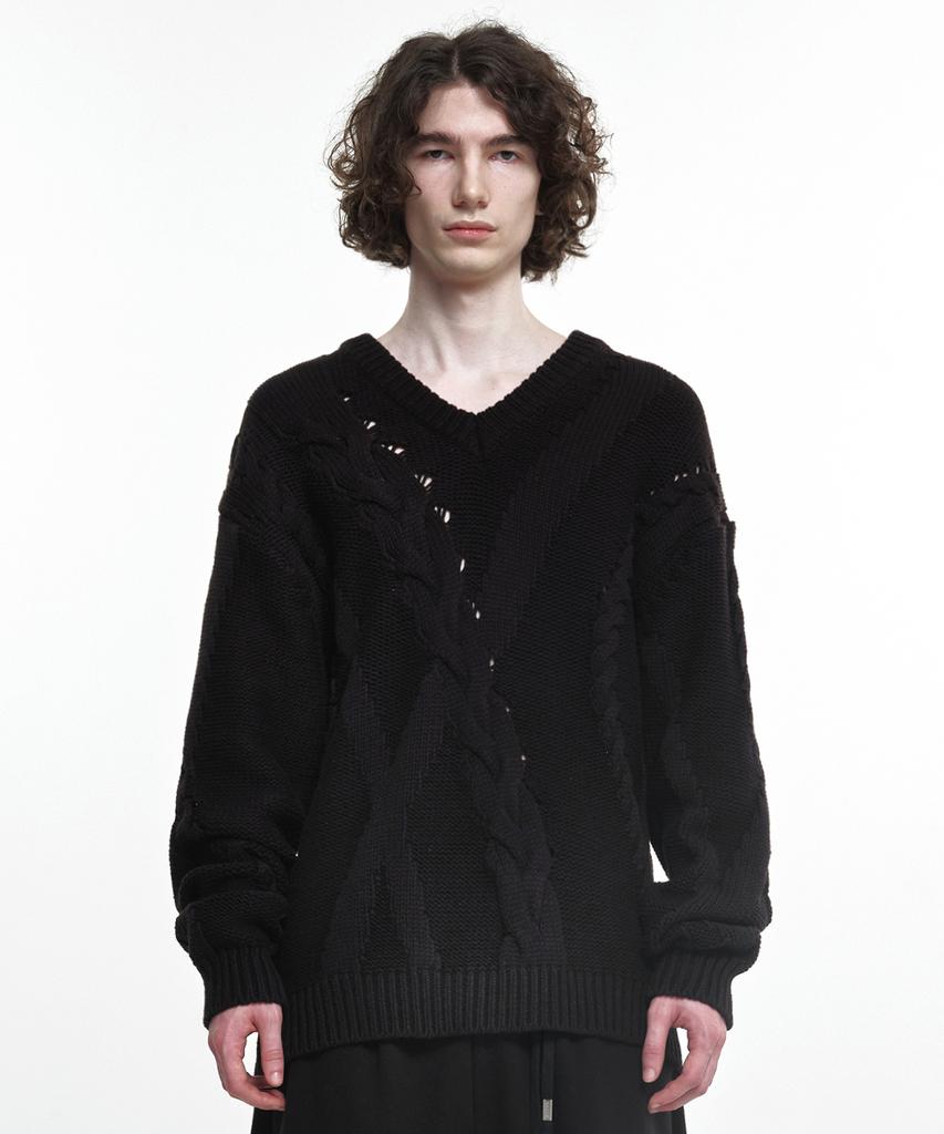 Nash Mixed Twist Knit (Unisex) Oatmeal