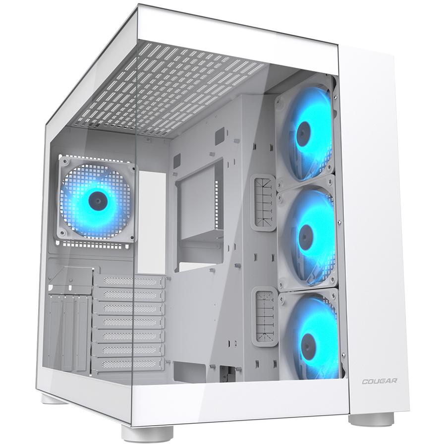 COUGAR FV150 RGB Case per PC, Mid-tower, Bianco