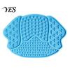 Anti-choke Pet Feeding Mat Slow Food with Strong Suction Cup, Puppy Head Design Grade Silicone Mat, Dog Eating Bowl Accessory for Prevent Choking