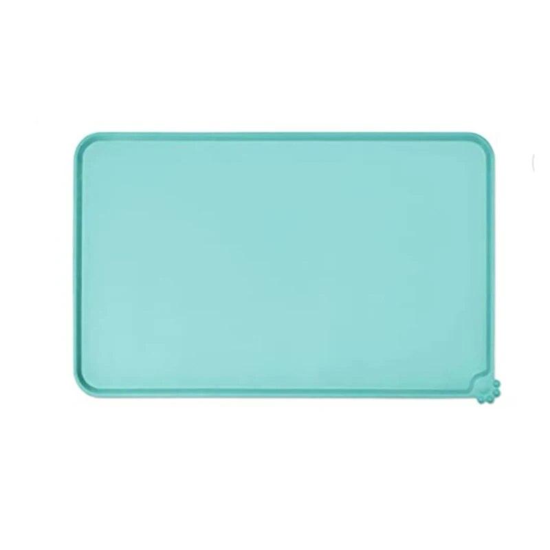 Silicone Waterproof Pet Mat For Dog Cat Pet Food Pad Pet Bowl Drinking Mat Dog Feeding Placemat Portable Outdoor Feeding