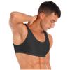 Men's Muscle Tank Top Round Neck Undershirt Vest Singlet Gym Sports Half Top