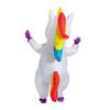 Anime aufblasbares Einhorn Kostüm Rosa Ganzkörper Einhorn Cosplay Kostüme mit Gebläse Lustiges Party Halloween Kostüm für Erwachsene