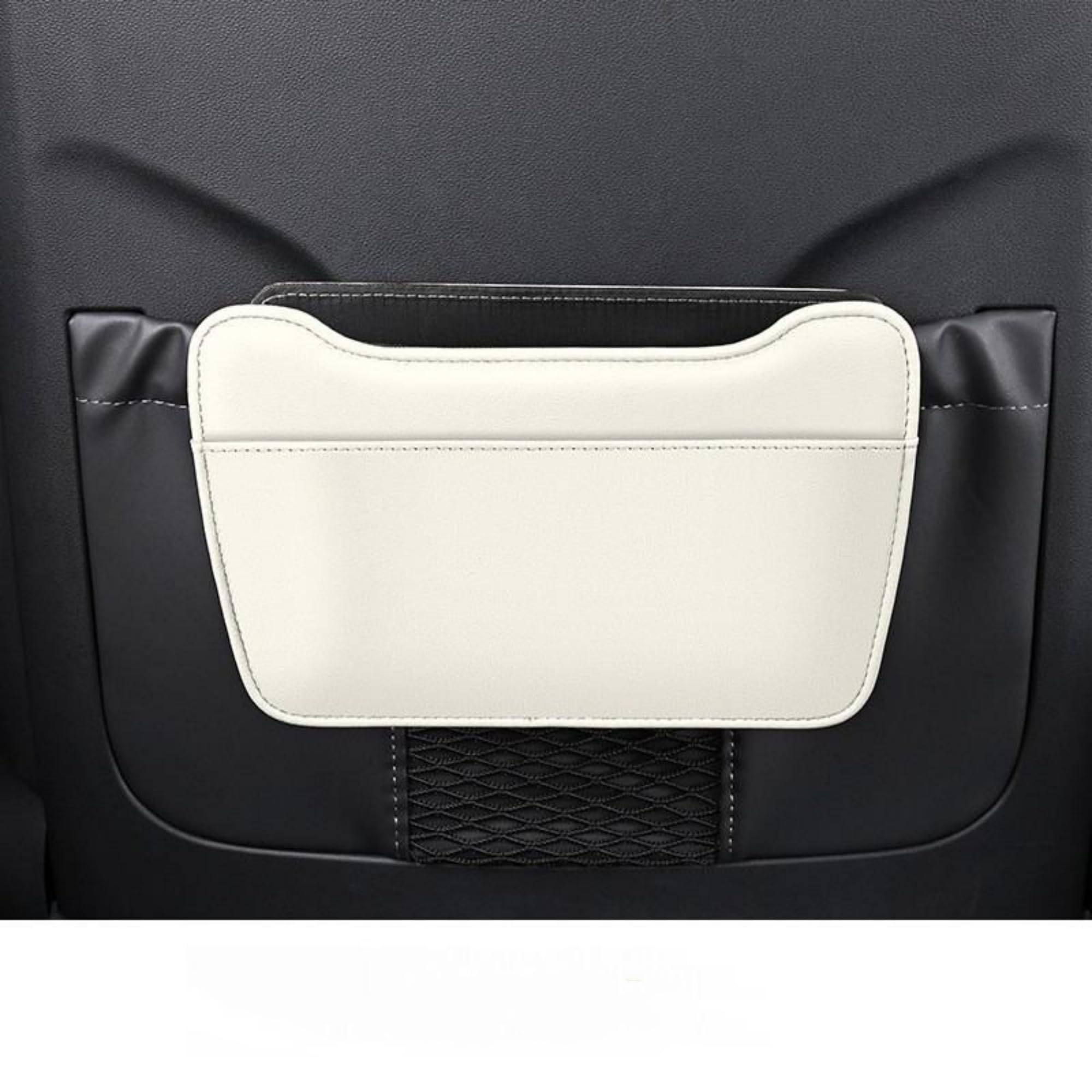 

JEYODA Car Trash , For Car Seat Back, Waterproof, Leak Proof, Foldable, Car Storage, білий