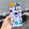 For Xiaomi Redmi 9 deksel til Redmi 9T Redmi9 Prime telefondeksel Søt astronaut malt myk rygg Funda for Redmi 9C NFC Coque