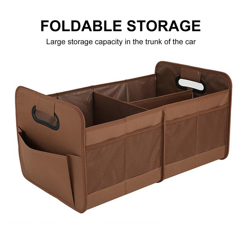 Auto Trunk Organizer Car Grocery Organizer Trunk Folding Trunk Storage Box Large Capacity Trunk Solution For Toys