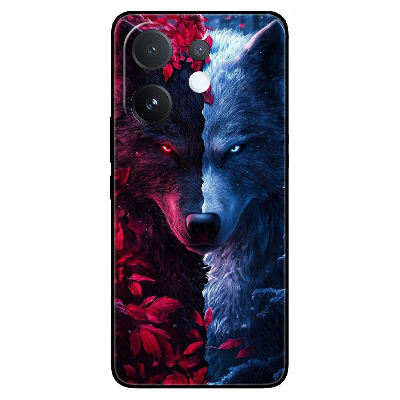 For Vivo V60 5G Soft Silicone Shell Protective Cover Cool Car Animal Cartoon Pattern Phone Case For vivo T4 Pro V60 V60E 5G Capa