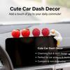5 Fruit-Shaped Car Dashboard Decorations, Center Console Ornaments, Interior Decoration for Table,