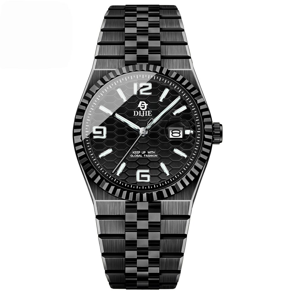 Frühling High-End Business Uhr Herren Vollautomatisch Stahlarmband Konzept Großes Zifferblatt Quarz Uhr