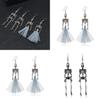 Summer 2023 Punk Skull Earrings With Electroplated Alloy For Hip Hop And Street Fashion