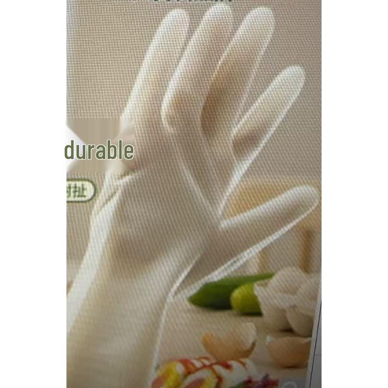 Heavy-Duty White Latex Work Gloves