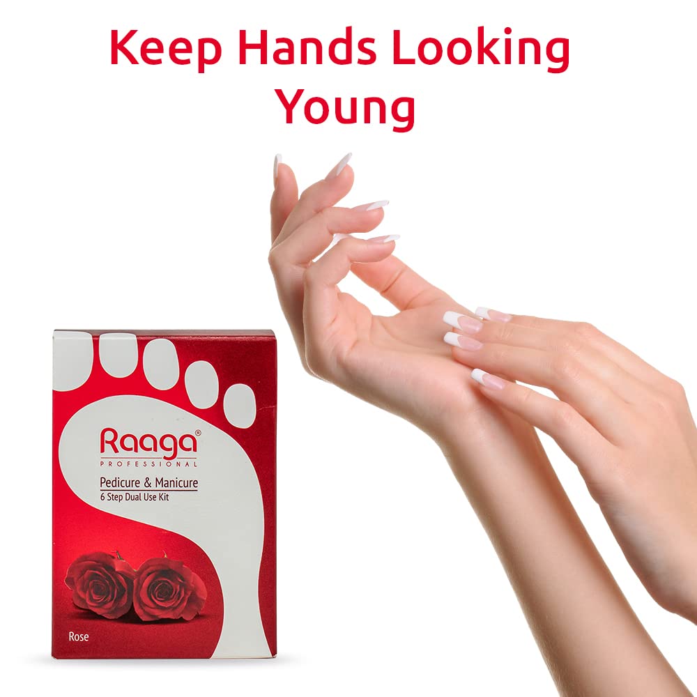 Raaga Professional Rose Manicure Pedicure Kit  63 g Hand Foot Spa Care