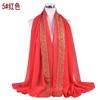 2023 Summer New Solid Color Hot Diamond Sequins Steel Ball Chiffon Baotou Scarves and Scarves In Stock