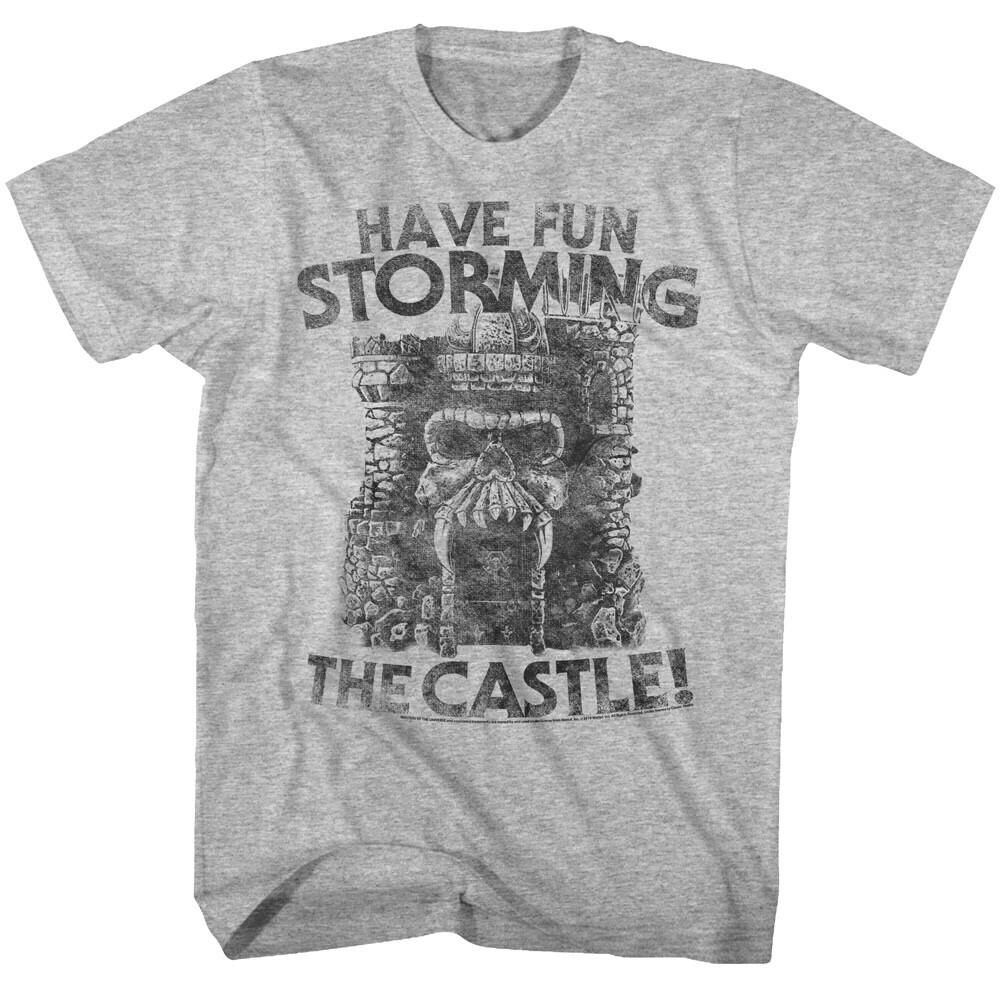 Masters of the Universe Mens T-Shirt HAVE FUN STORMING TV Show Gray Heather Unisex T-Shirt S