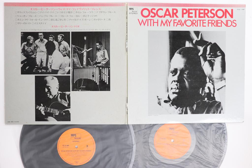 LP Record OSCAR PETERSON - Oscar Peterson With My Favorite Fri YZ6263MP MPS Japan Jazz Used
