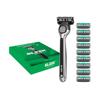 Dorco Sleek Edge Shaving Razor 1 Handle + 10 Cartridges Set/Cartridge 12Pcs